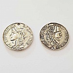 Breloque Médaille pièce 23 mm Argent-02