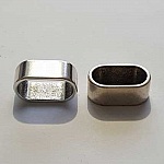 Perle passant tube Argent N°25