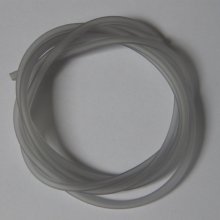 1 meter Pvc-hulsnor 3 mm lysegrå 1 meter