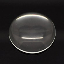 Cabochon Round 35 mm i klart forstørrelsesglas N°14