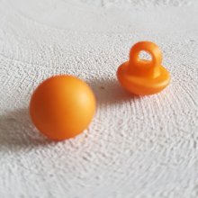 Fantasiknapper til børn og babyer Demi Boule mønster N°04-05 Orange