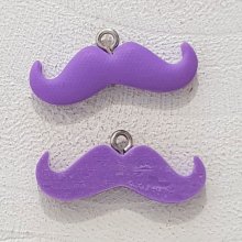 Vedhæng Moustache N°07 Violet