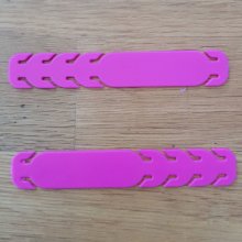 Elastisk strop Justerbar ørebeskytter til maske N°02 Fushia