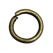 20 åbne forbindelsesringe 06 mm bronze