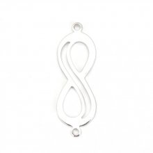 Connector "Infinity" symbol 18k platin kobber