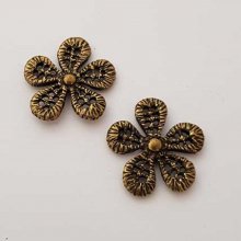 Charm Diverse N°010 Bronze blomst