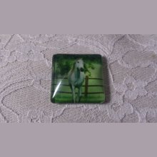 firkantet glas cabochon 30mm 026 