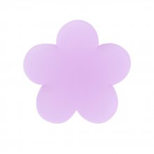 Fleur pvc 26 mm Lilas Opaline