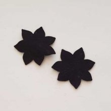 Jolie petite fleur en Feutrine 36 mm N°13-07 x 2 pièces