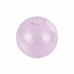 1 x 16mm rund glaskugle Pink til at fylde