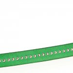 Læderkugle B-Grøn 10 mm med nikkelfri kuglekæde pr. 20 cm