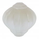 Perle Lucit Lampion form Striated Crystal