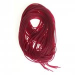 1 meter 1,5 mm Bordeaux PVC-tråd.