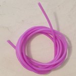 1 meter 2 mm Parma hul pvc-snor af 2 mm.