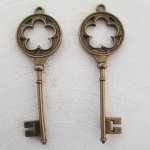 Key Charm N°09 Bronze