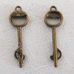 Key Charm N°10 Bronze