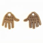 Hånd charm 'MADE HAND' N°01 Bronze