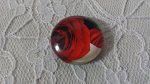 glas cabochon rund 20mm blomst 01-027 