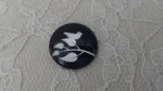 glas cabochon rund 20mm fugle 013 