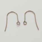 Support Boucle d'oreille Hameçon Acier Inoxydable N°02-02 X 1 Paire