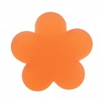 Fleur pvc 26 mm Orange Opaline