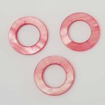 Perle Anneau Nacre 20 mm Rose 01