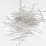  Lot de 100 clous métal tête plate