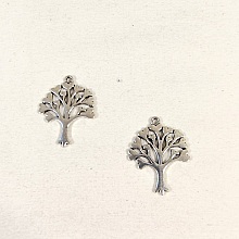 Lot de 2 breloques métal ' arbre de vie'