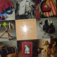 Livre 'Le cuir, décors et créations'