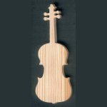 træ violin ht15cm, musikalsk dekoration, musiker gave, håndlavet