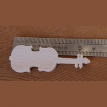 Figurin violin ht 6cm til pind