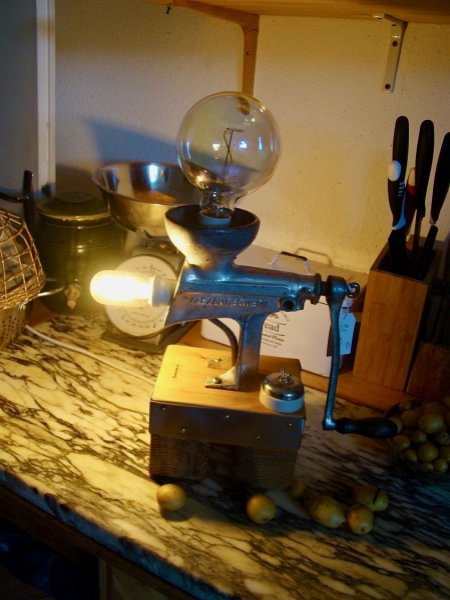 Slagterlampe EDISON-stil