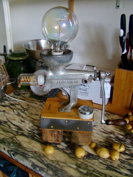 Slagterlampe EDISON-stil