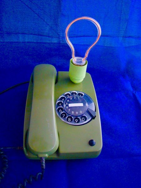80' stil telefonlampe Herr Kommissar 