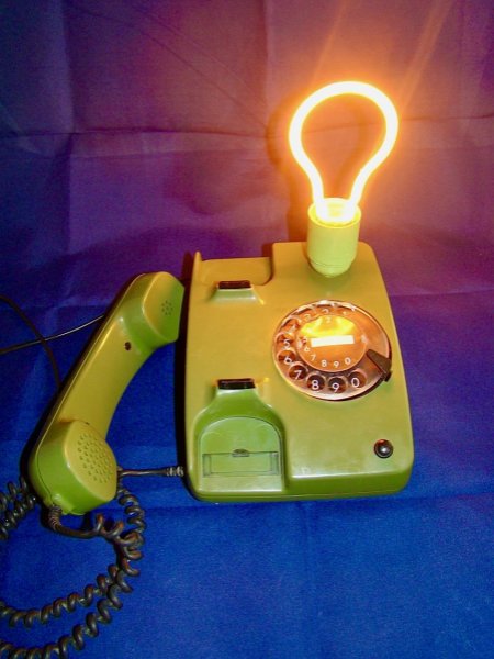 80' stil telefonlampe Herr Kommissar 