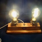 EDISON steampunk stil lampe 