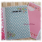 Journal intime ou Calepin album ou carnet papiers assortis "Special Day" rose vert multicolore