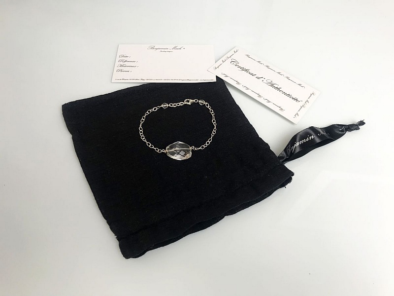 Armb&aring;nd "My Precious in Rose Quartz" s&oslash;lv 925