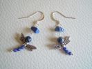 Kit Boucles d'oreilles Libellule en Lapis Azuli