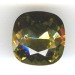 Cabochon swarovski carré 12mm kaki