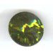 Cabochon swarovski rond 14mm Olivine