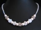 Collier en boules de perles Cristalia