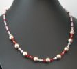 Collier en kit Saturne rouge