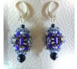 Kit boucles d'oreilles Tendance Indigo