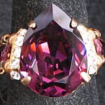 Kit bague Avalon Goutte d'Amethyste