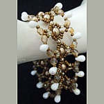 Bracelet Europa Doré & blanc en kit 