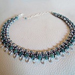 Collier Argyle Bleu indien en kit