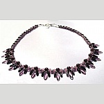 Collier Dagos Améthyste / Noir en kit