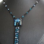 Kit collier Kanak cravate Noir Bermuda blue