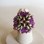 Bague en kit Cruciforme floral